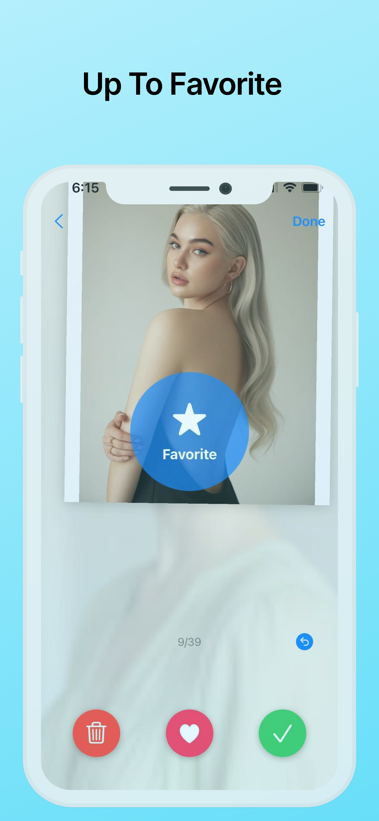 Mark photos as favorites