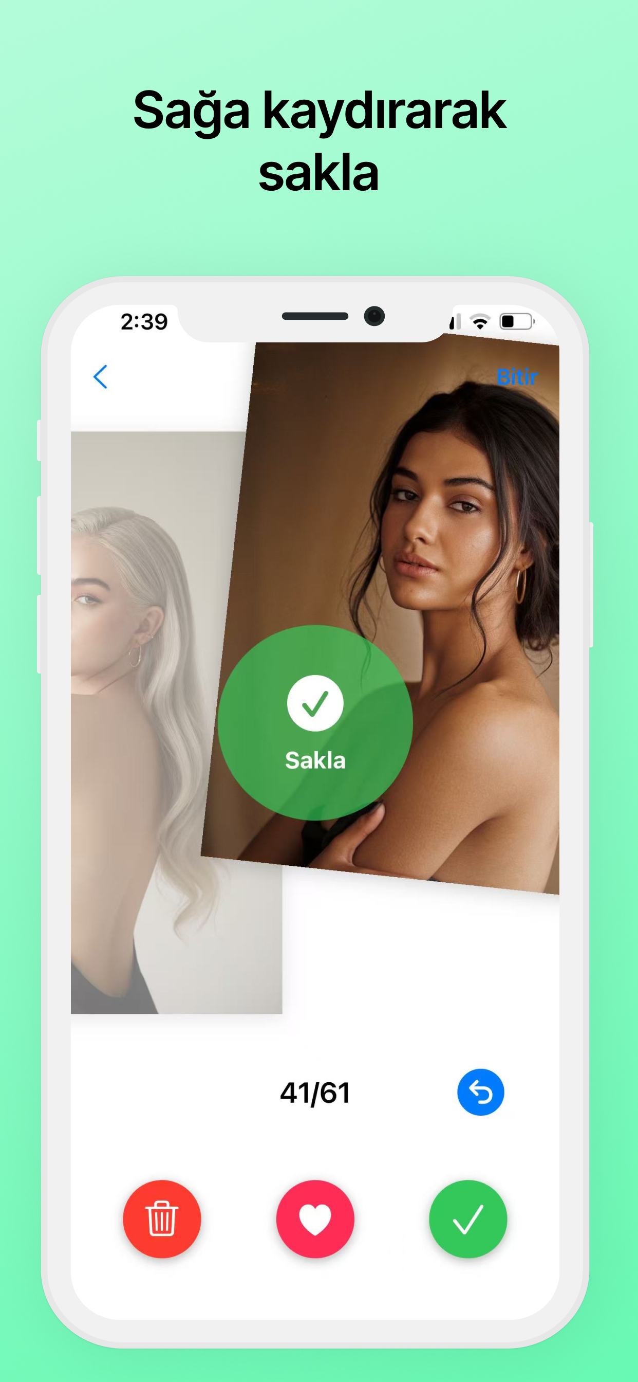 Sağa kaydırarak fotoğrafı koruyun